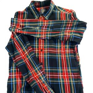 J.Crew Holiday Plaid Mens Shirt